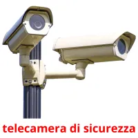 telecamera di sicurezza flashcards illustrate