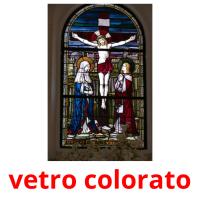 vetro colorato flashcards illustrate