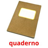 quaderno picture flashcards