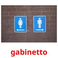 gabinetto picture flashcards