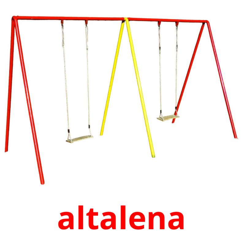 altalena picture flashcards