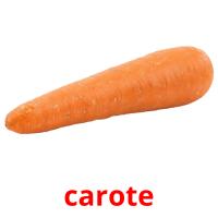 carote picture flashcards