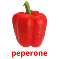 peperone flashcards illustrate