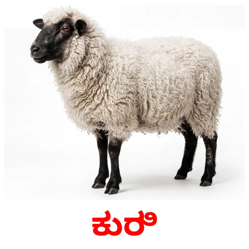 15 FREE Farm animals Flashcards | PDF | Kannada Words