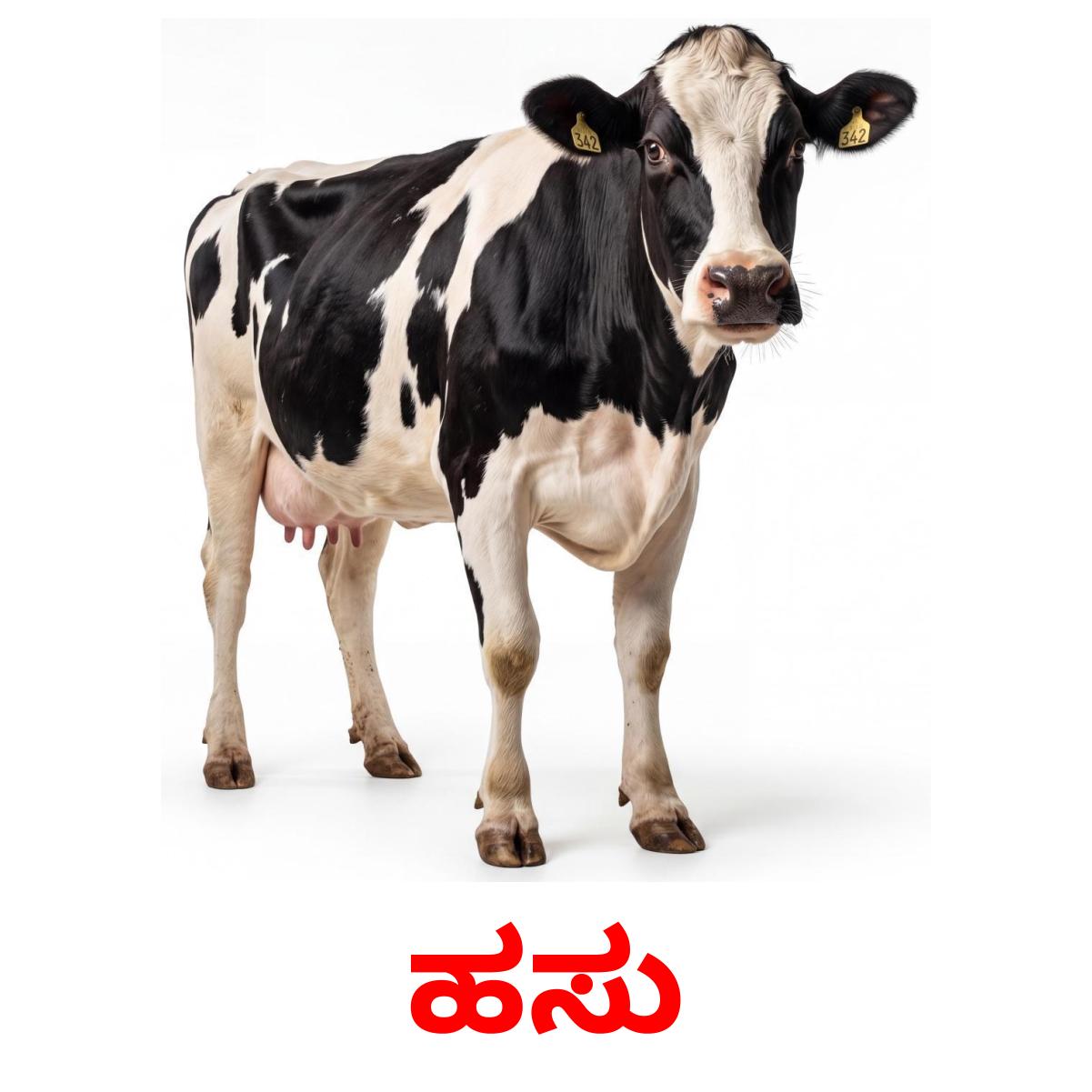 15 FREE Farm animals Flashcards | PDF | Kannada Words