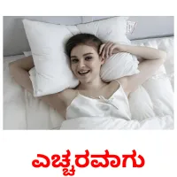 ಎಚ್ಚರವಾಗು picture flashcards