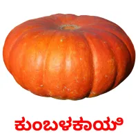 ಕುಂಬಳಕಾಯಿ picture flashcards