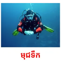 មុជទឹក picture flashcards