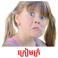 ក្រៀមក្រំ picture flashcards