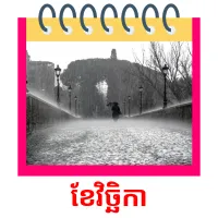 ខែវិច្ឆិកា picture flashcards