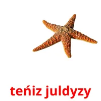 teńіz juldyzy picture flashcards