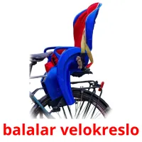 balalar velokreslo cartões com imagens