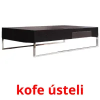 kofe ústelі Bildkarteikarten