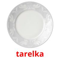 tarelka flashcards illustrate