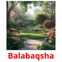 Balabaqsha flashcards illustrate