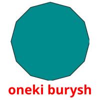 oneki burysh picture flashcards