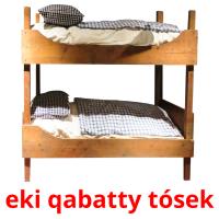 ekі qabatty tósek card for translate