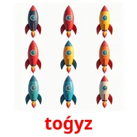 toǵyz cartões com imagens