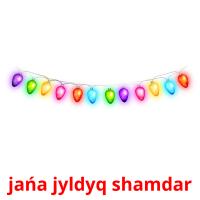 jańa jyldyq shamdar card for translate