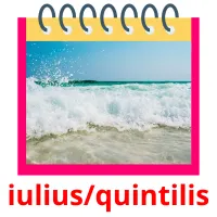iulius/quintilis cartes flash