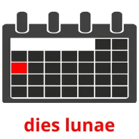 dies lunae Tarjetas didacticas