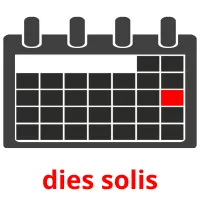 dies solis Tarjetas didacticas