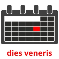 dies veneris Tarjetas didacticas