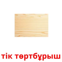 тiк төртбұрыш flashcards illustrate