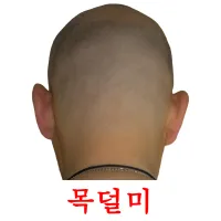 목덜미 Bildkarteikarten