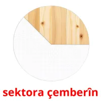 sektora çemberîn Bildkarten für Kinder