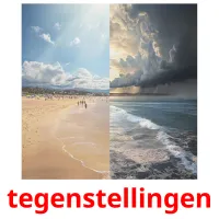 tegenstellingen cartes de vocabulaire