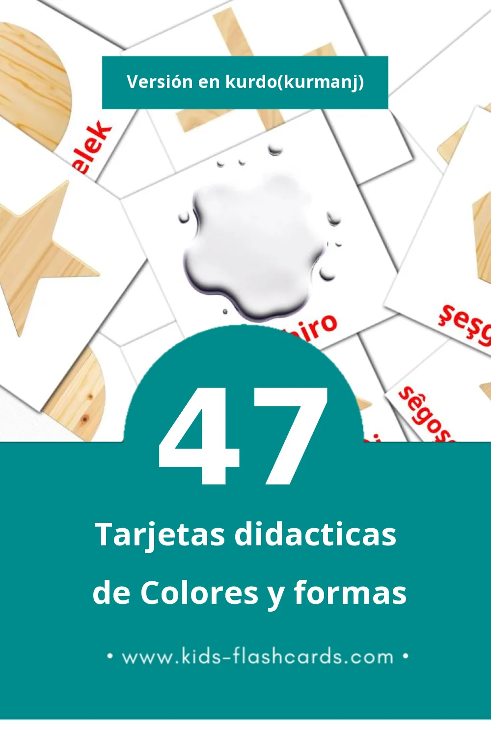 Tarjetas visuales de CORES para niños pequeños (47 tarjetas en Kurdo(kurmanj))