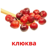 клюква bildkort för barn