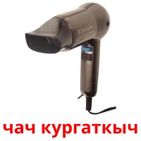 чач кургаткыч picture flashcards