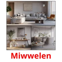 Miwwelen flashcards illustrate