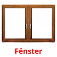 Fënster picture flashcards