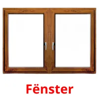 Fënster picture flashcards