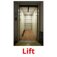 Lift picture flashcards