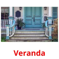 Veranda picture flashcards