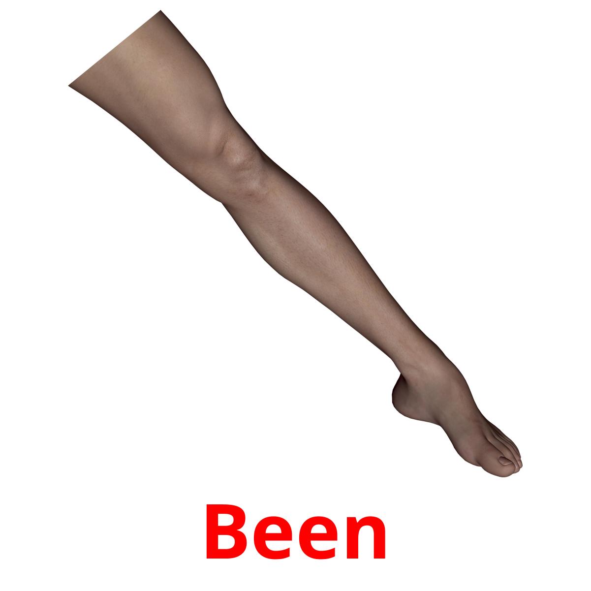 been bildkort för barn