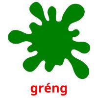 gréng picture flashcards