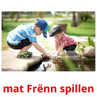 mat Frënn spillen Tarjetas didacticas