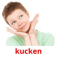 kucken flashcards illustrate