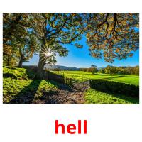 hell picture flashcards