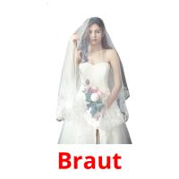 Braut flashcards illustrate