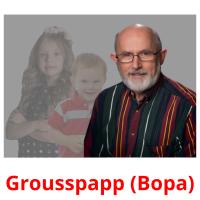 Grousspapp (Bopa) cartões com imagens