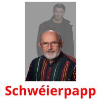 Schwéierpapp cartões com imagens