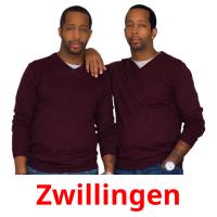 Zwillingen cartões com imagens