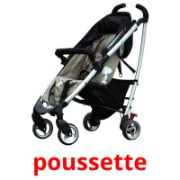 poussette Bildkarteikarten