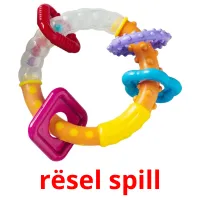 rësel spill Bildkarteikarten